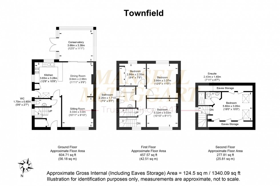 Floorplan for Townfield, Kirdford, RH14