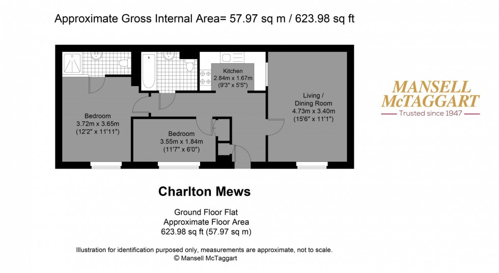 Floorplan for Charlton Street, Steyning, BN44