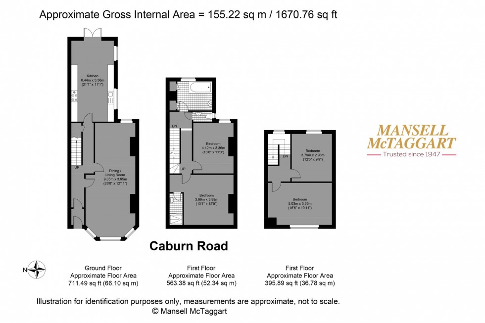 Floorplan for Caburn Road, Hove, BN3