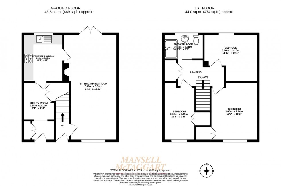 Floorplan for Shipley Road, Crawley, RH11