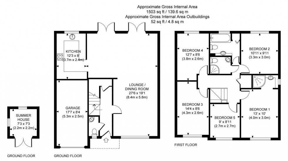 Floorplan for The Gilligans, Burgess Hill, RH15