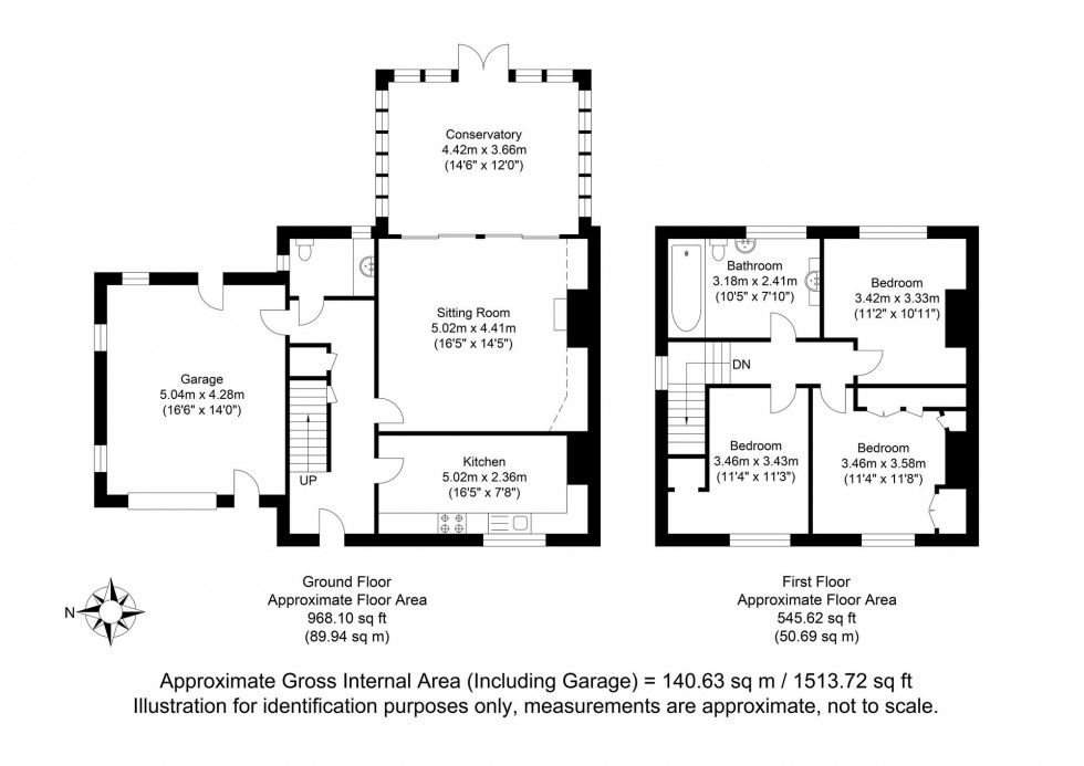 Floorplan for Horsfield Road, Lewes, BN7