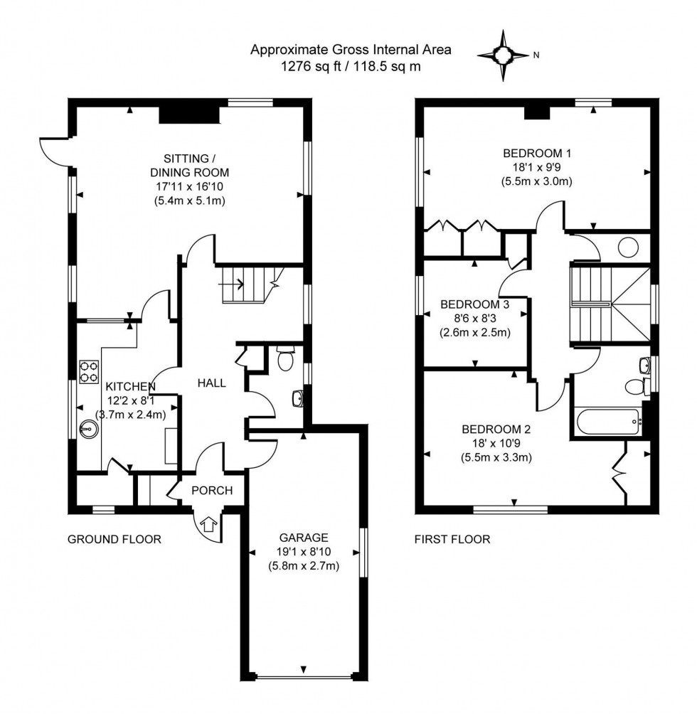 Floorplan for Redbridge Lane, Balcombe, RH17