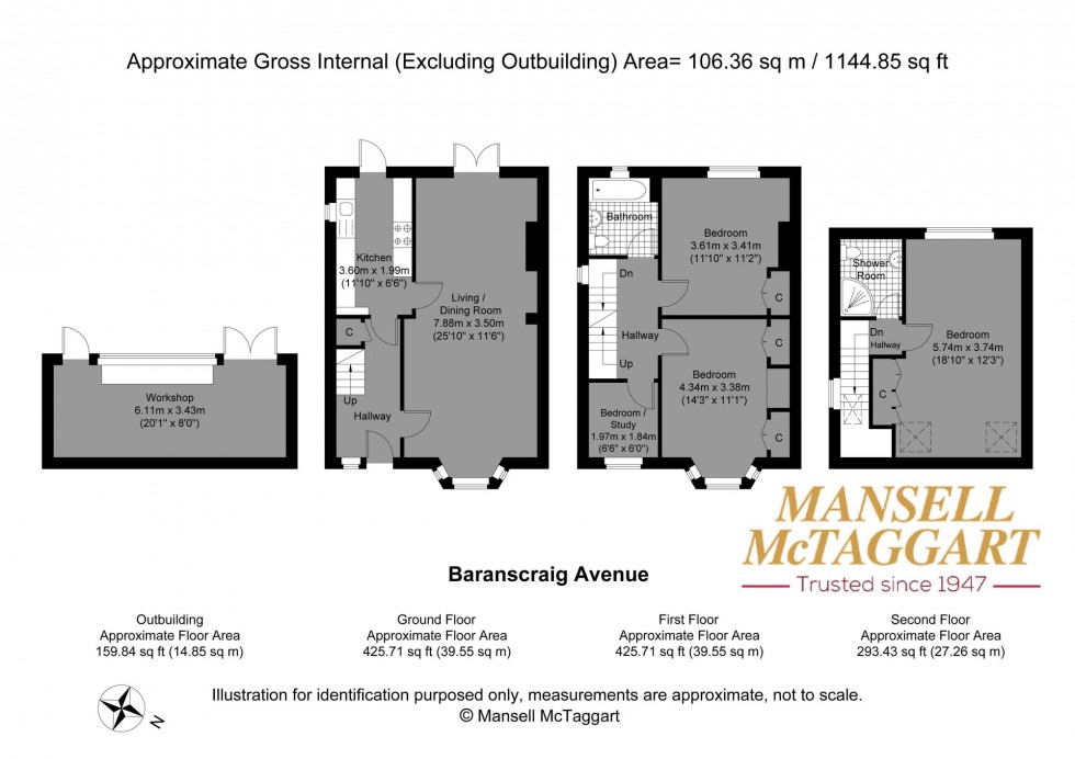 Floorplan for Baranscraig Avenue, Brighton, BN1