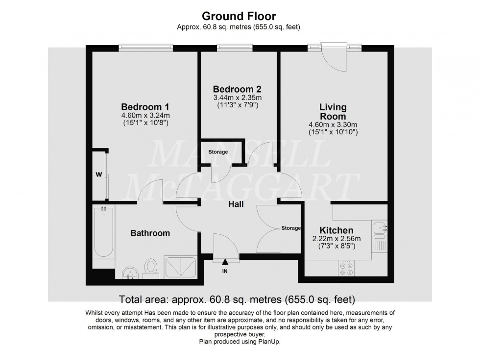 Floorplan for London Road, East Grinstead, RH19