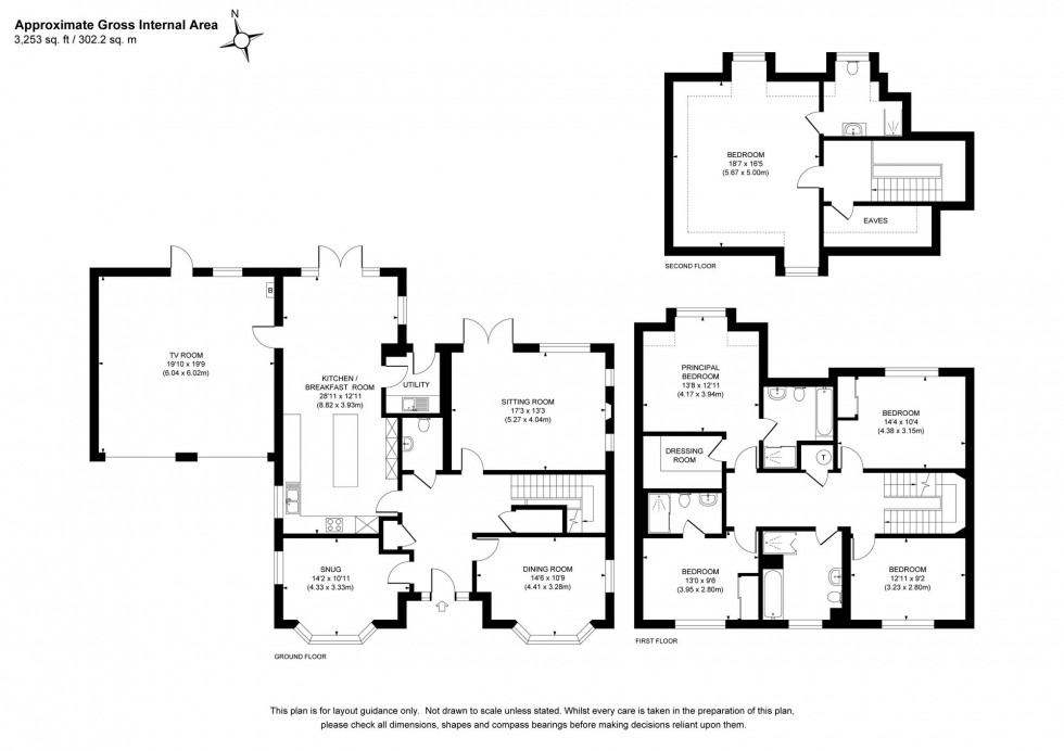 Floorplan for Oldfield Drive, Haywards Heath, RH17