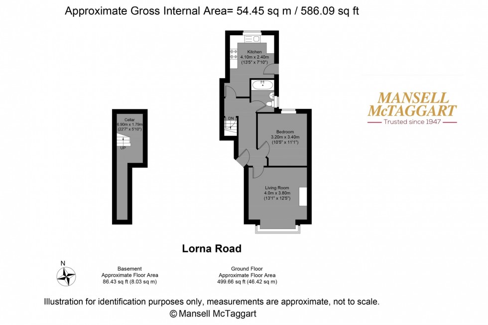 Floorplan for Lorna Road, Hove, BN3
