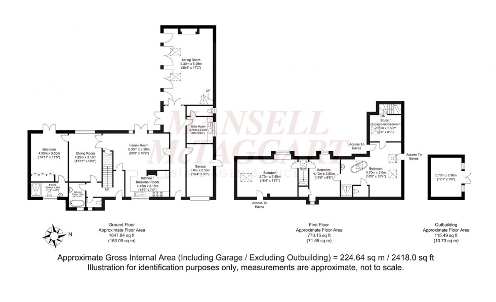 Floorplan for Henfield Road, Cowfold, RH13
