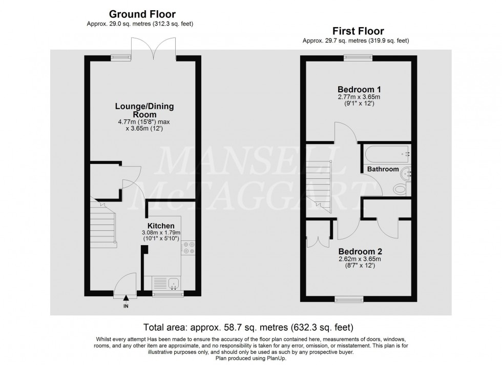 Floorplan for Bashford Way, Worth, RH10