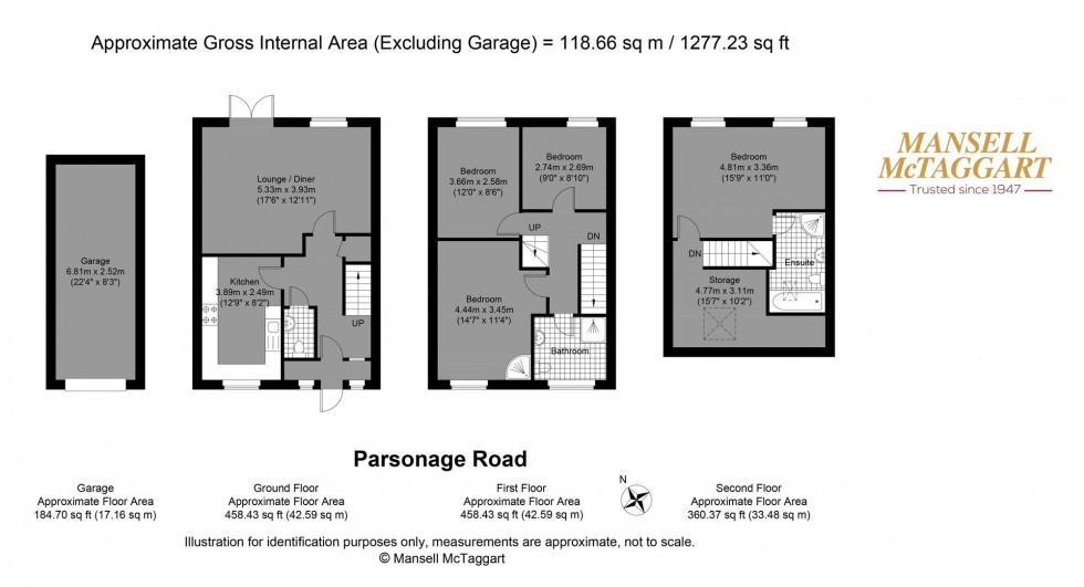 Floorplan for Parsonage Road, Henfield, BN5