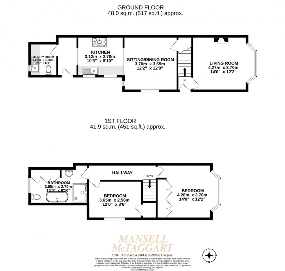 Floorplan for Dunnings Road, East Grinstead, RH19