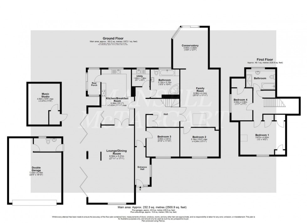 Floorplan for Burleigh Lane, Crawley Down, RH10