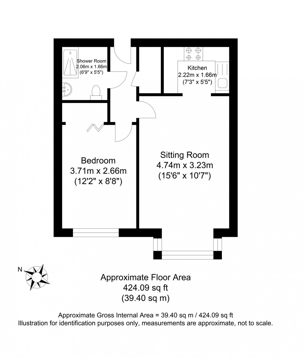 Floorplan for Station Street, Caburn Court Station Street, BN7