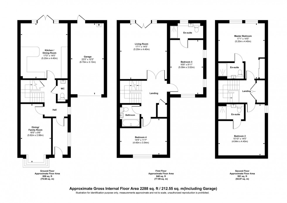 Floorplan for Buckeridge Way, Haywards Heath, RH16