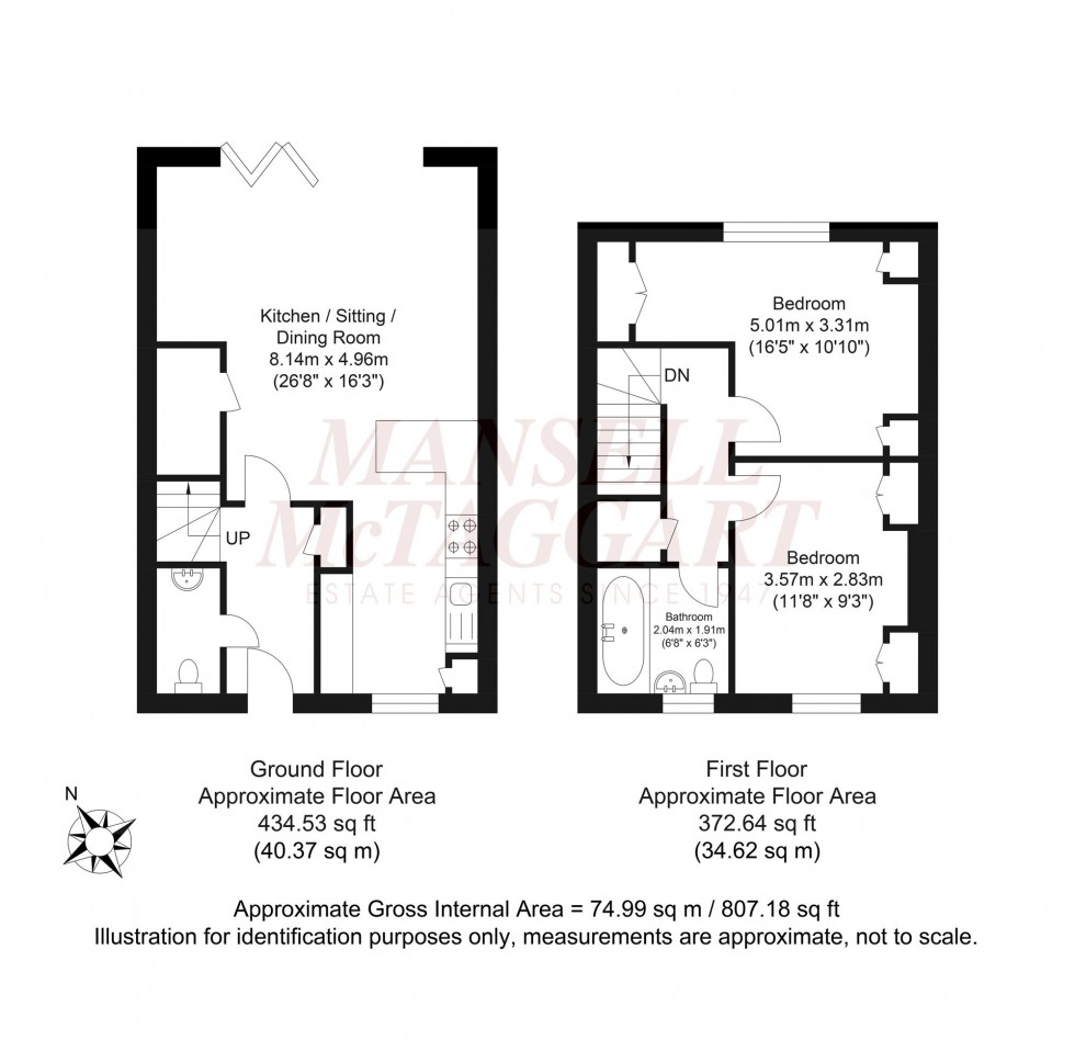 Floorplan for Ashburnham Drive, Cuckfield, RH17