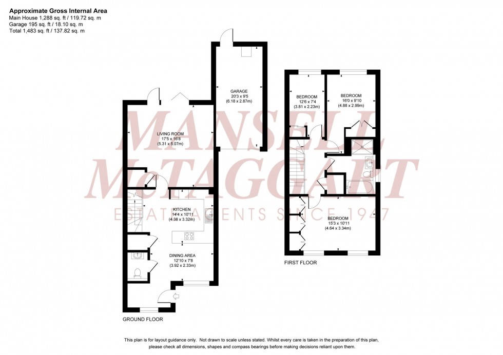 Floorplan for Merrifield Lane, Burgess Hill, RH15