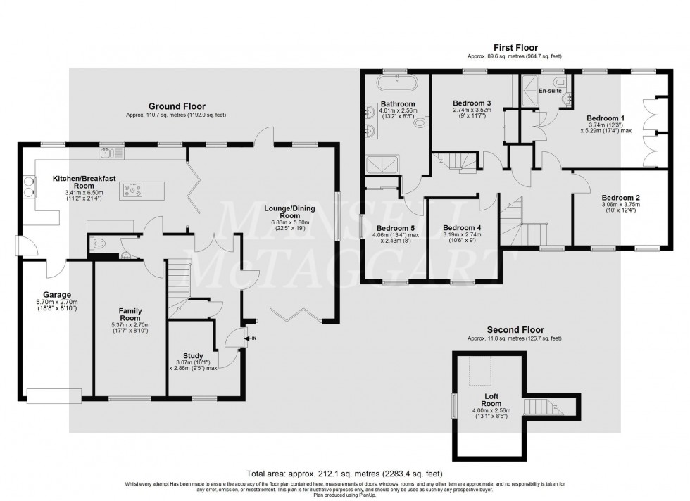Floorplan for Freshfield Bank, Forest Row, RH18