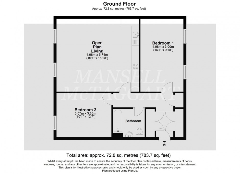 Floorplan for Moore Road, Crawley, RH10