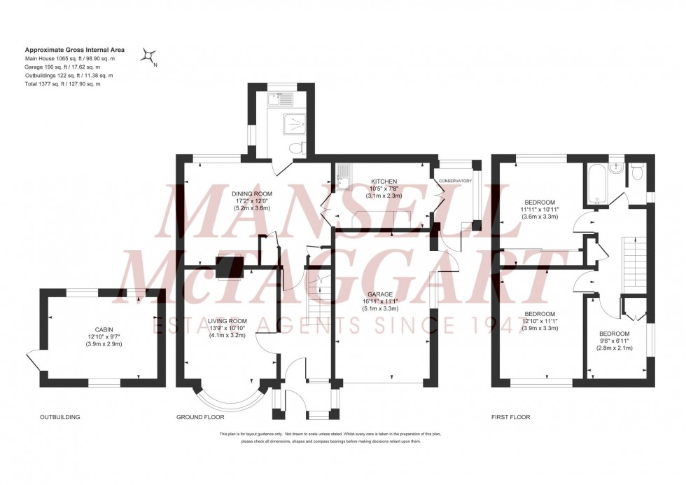 Floorplan for Noel Green, Burgess Hill, RH15