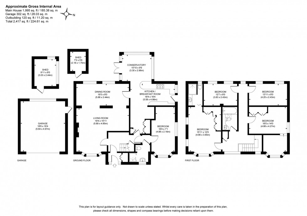 Floorplan for Wickham Way, Haywards Heath, RH16