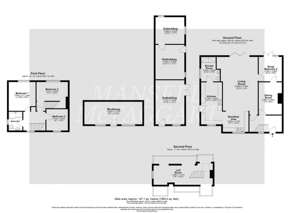 Floorplan for Selbys, Lingfield, RH7