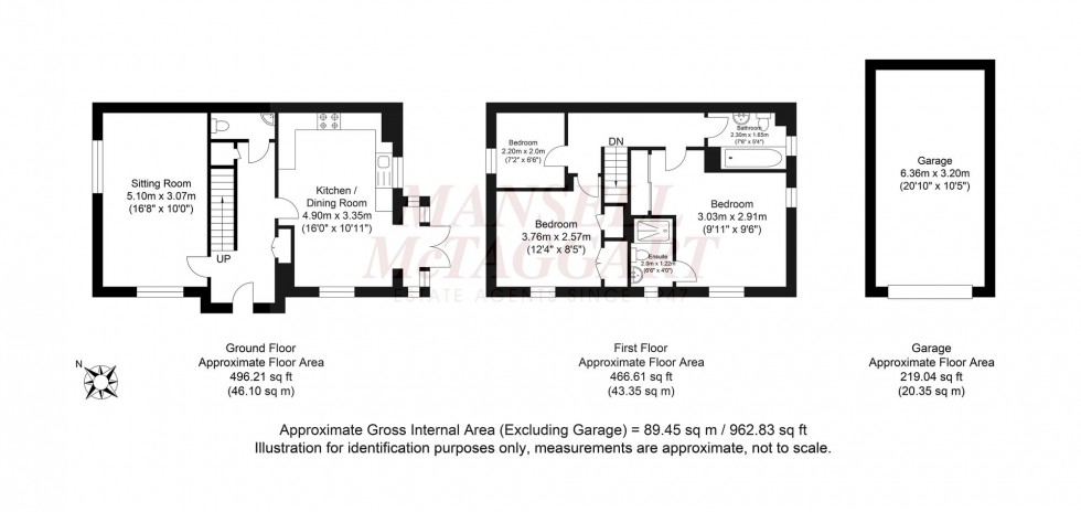 Floorplan for Wallace Road, Storrington, RH20