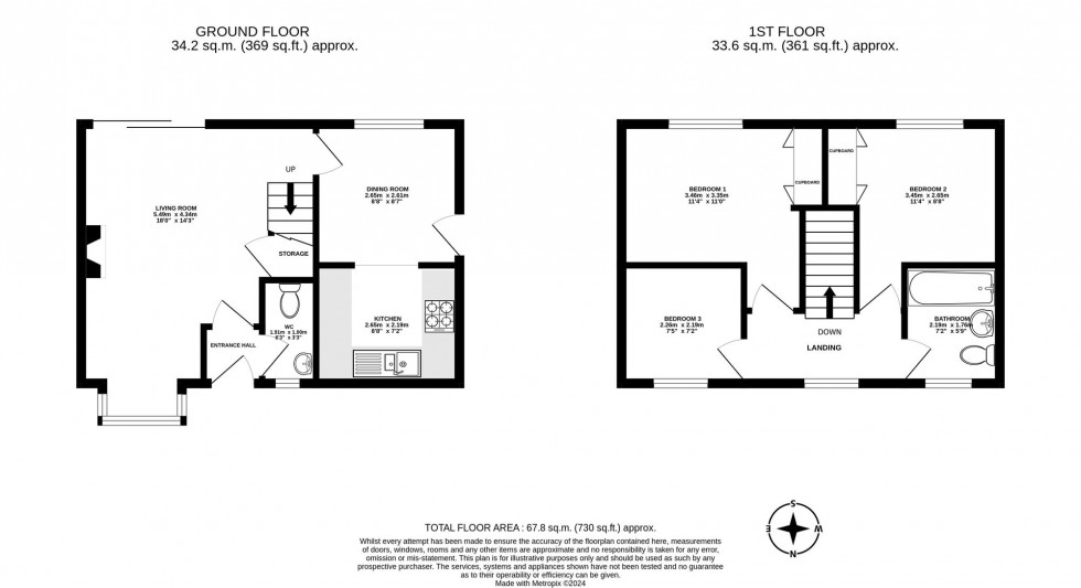Floorplan for Medway Drive, Forest Row, RH18