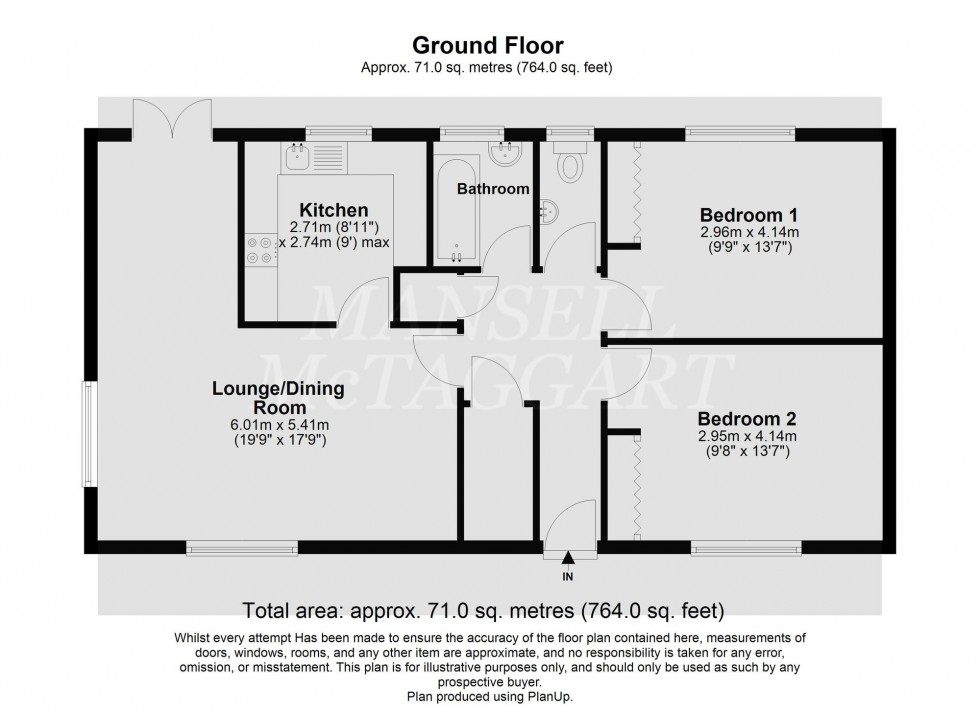 Floorplan for Ramblers Way, Crawley, RH11