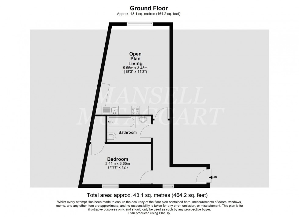 Floorplan for Christopher Road, East Grinstead, RH19