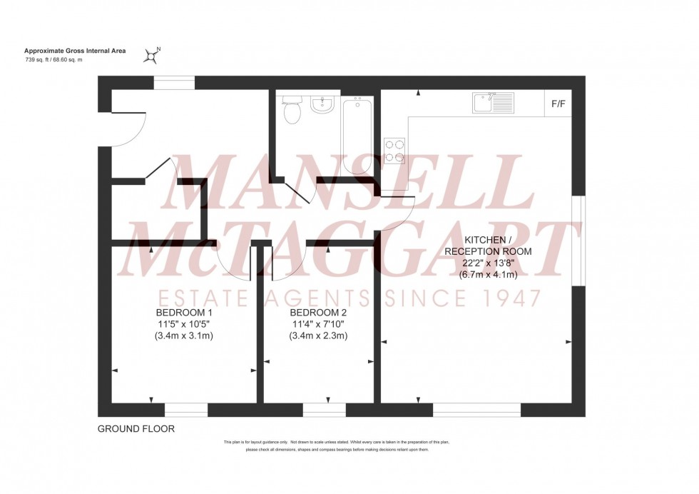 Floorplan for Icarus Avenue, Burgess Hill, RH15