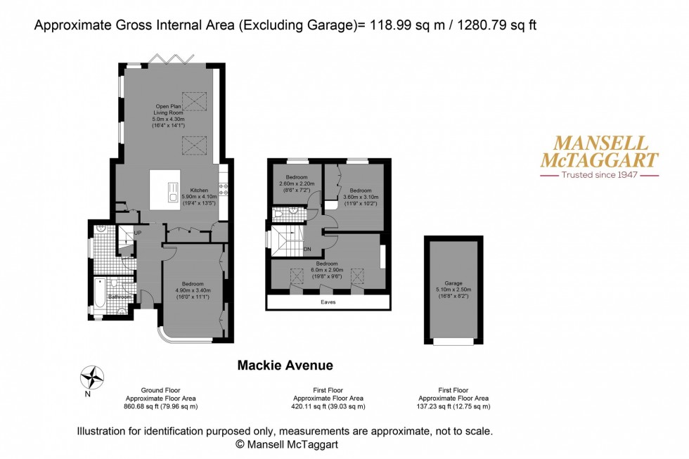 Floorplan for Mackie Avenue, Brighton, BN1