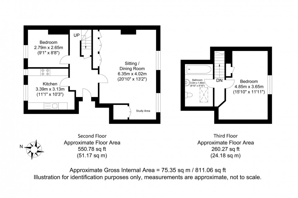 Floorplan for Southover High Street, Lewes, BN7