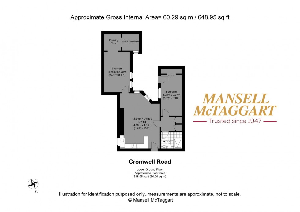 Floorplan for Cromwell Road, Hove, BN3