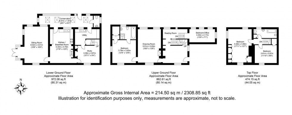 Floorplan for East Chiltington, Lewes, BN7
