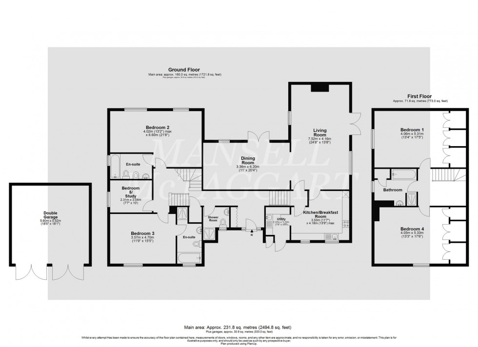 Floorplan for Park Road, Forest Row, RH18