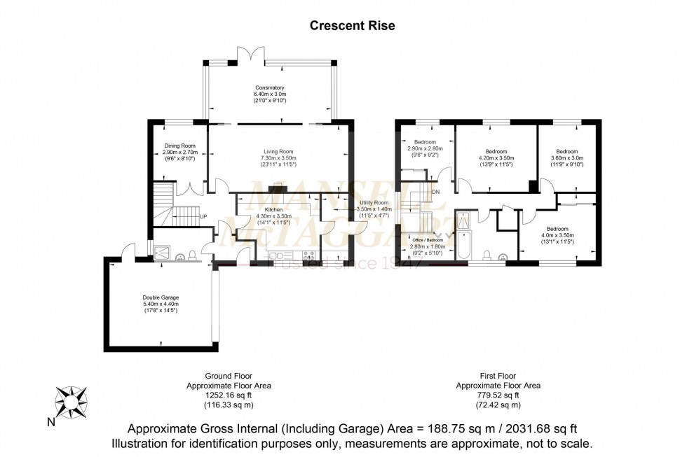 Floorplan for Crescent Rise, Thakeham, RH20