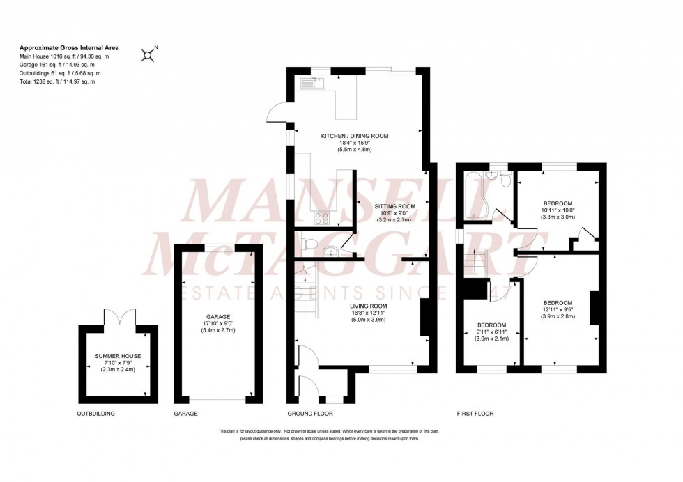 Floorplan for Petworth Drive, Burgess Hill, RH15