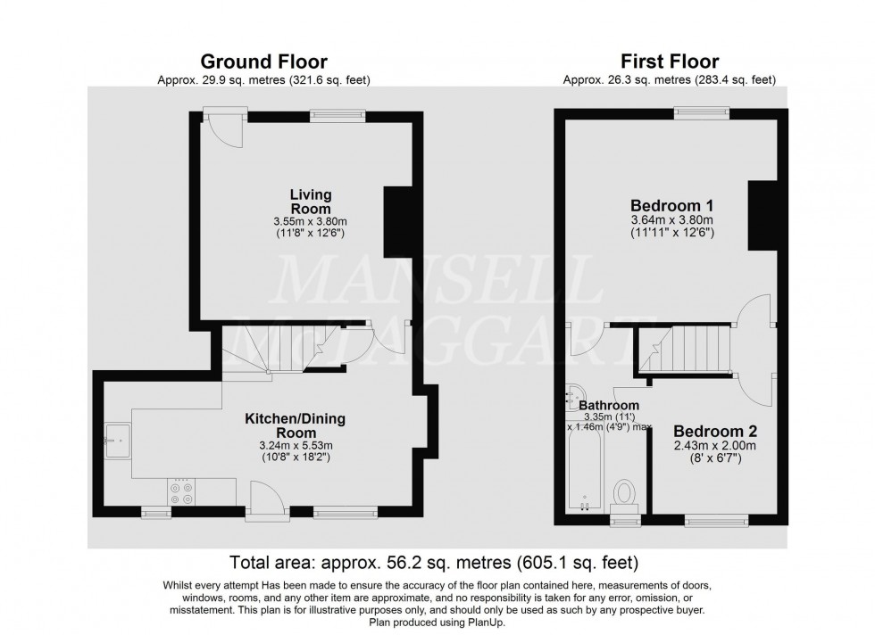 Floorplan for Beaconsfield Road, Chelwood Gate, RH17