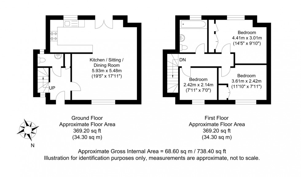 Floorplan for The Lynchets, Lewes, BN7