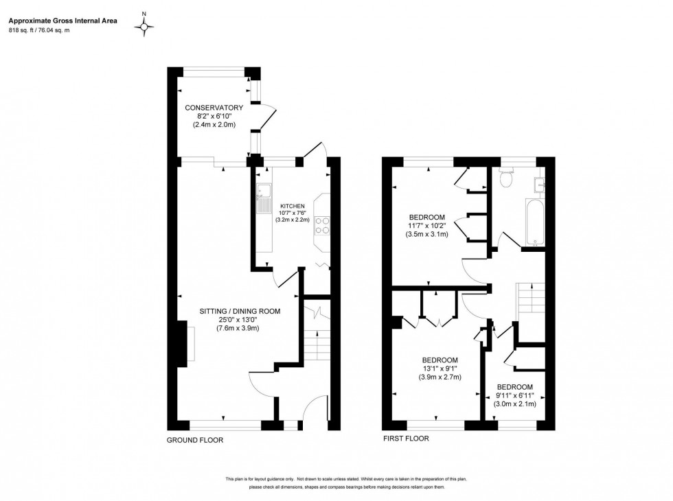Floorplan for Fieldway, Lindfield, RH16