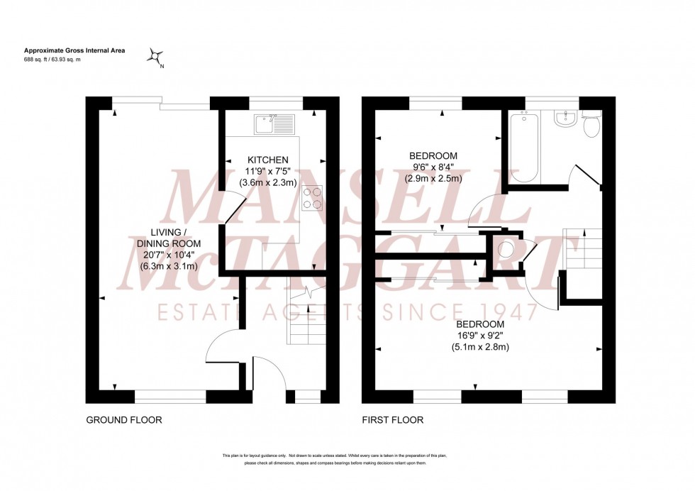 Floorplan for The Pound, Burgess Hill, RH15