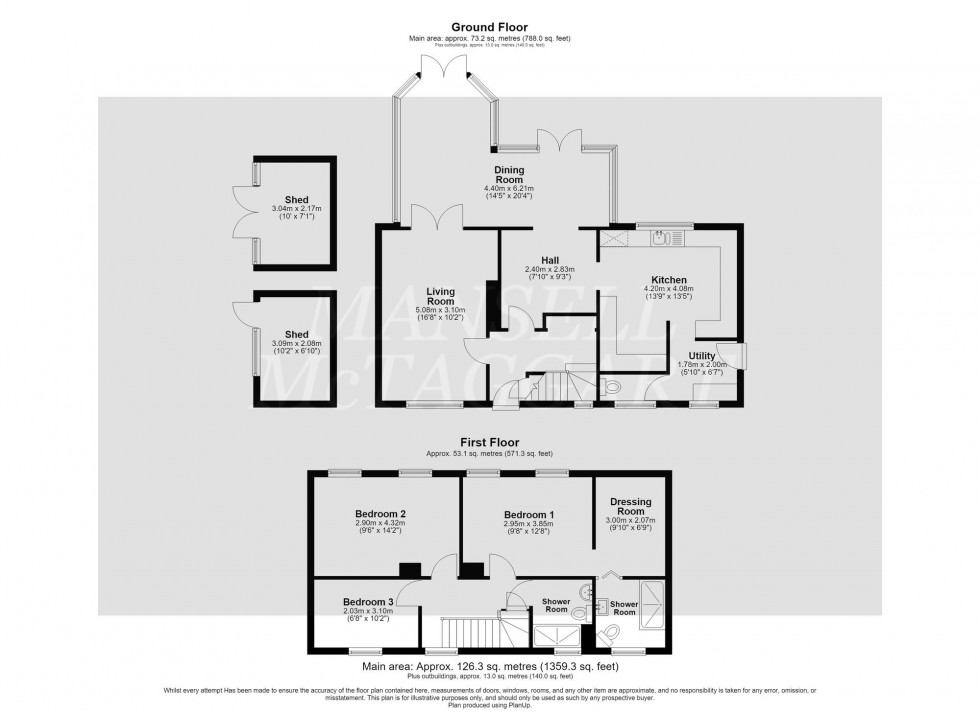 Floorplan for Lodge Close, Crawley, RH11