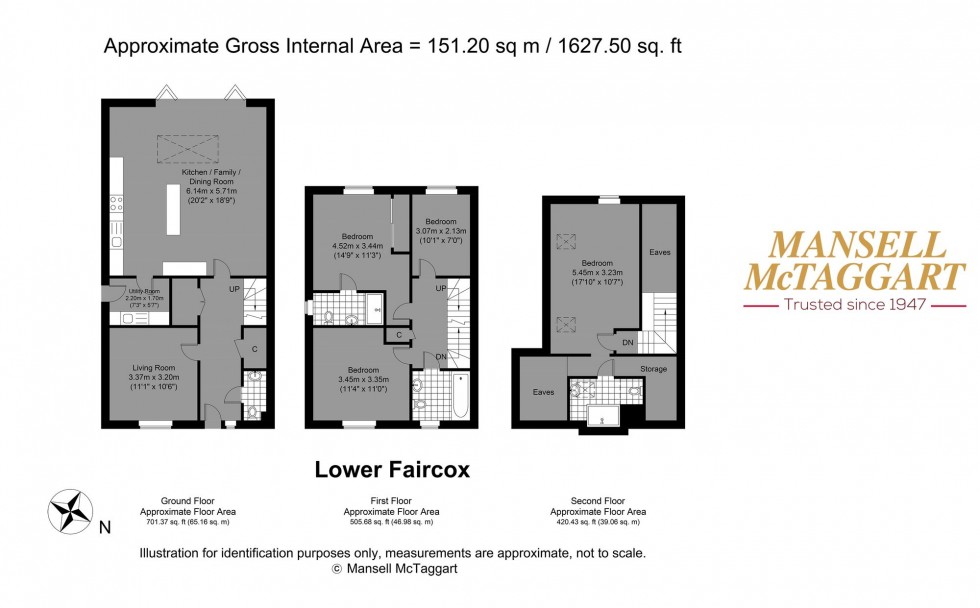 Floorplan for Lower Faircox, Henfield, BN5