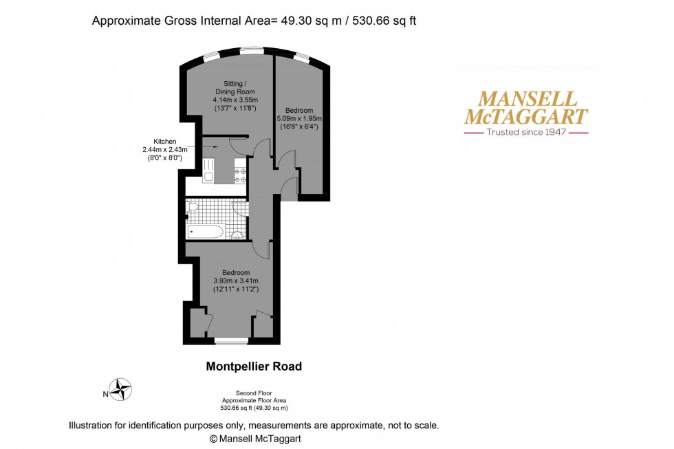 Floorplan for Montpelier Road, Brighton, BN1