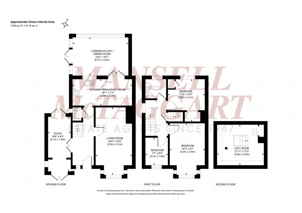 Floorplan for Leylands Road, Burgess Hill, RH15