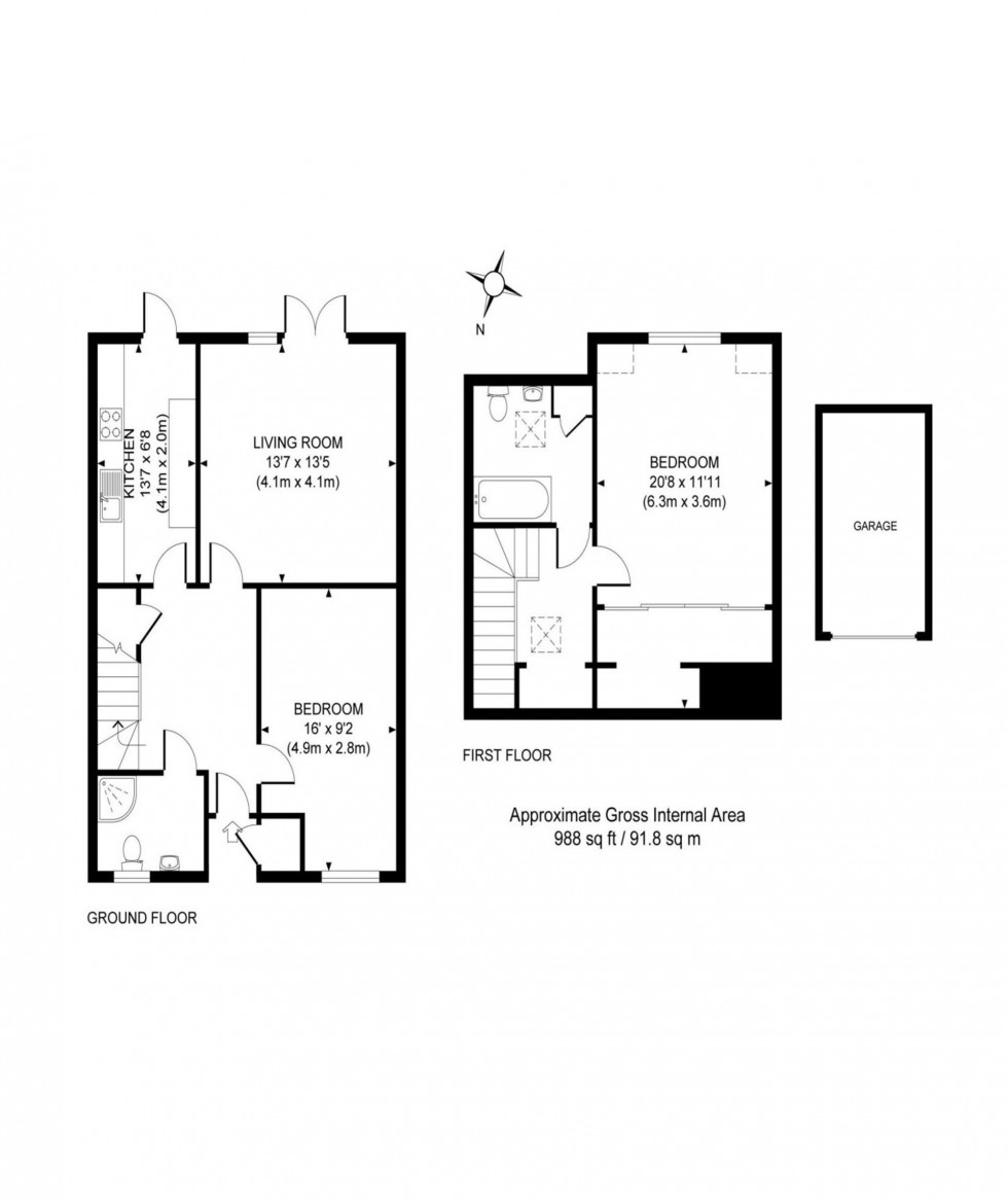 Floorplan for Tower House Close, Cuckfield, RH17