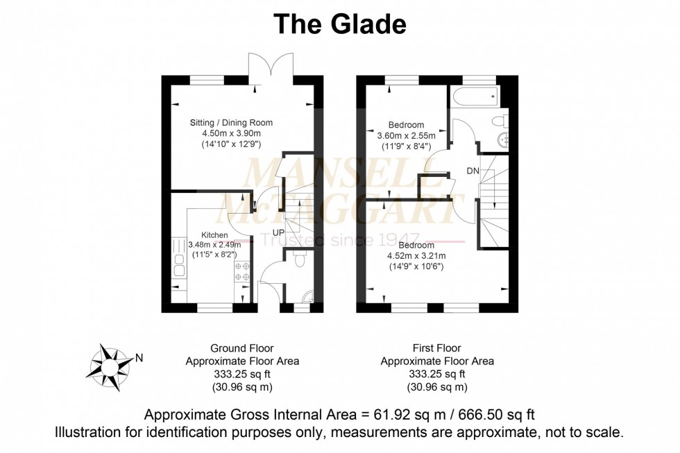 Floorplan for The Glade, Storrington, RH20