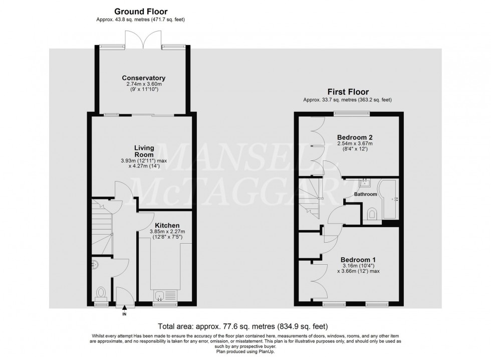 Floorplan for Boleyn Close, Maidenbower, RH10