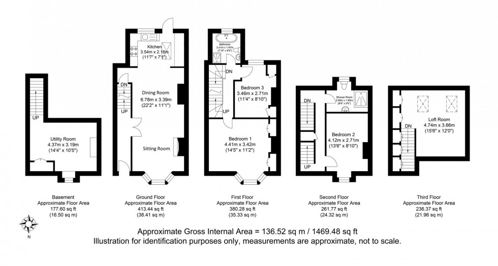 Floorplan for Western Road, Lewes, BN7