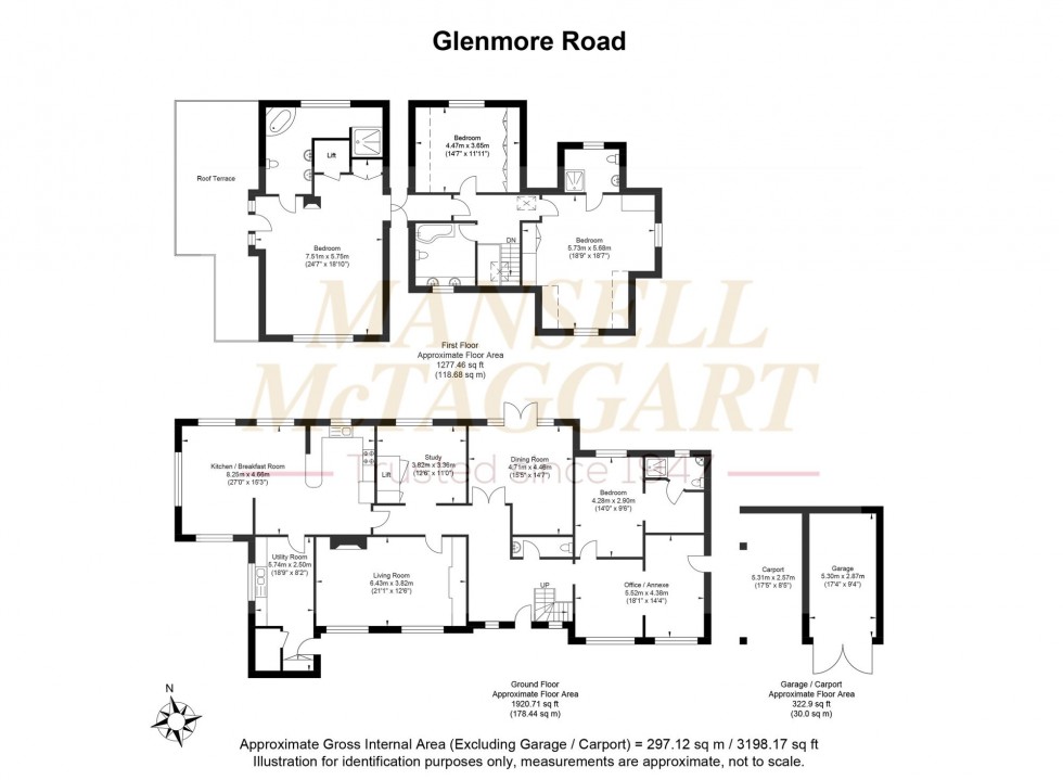 Floorplan for Glenmore Road, Crowborough, TN6